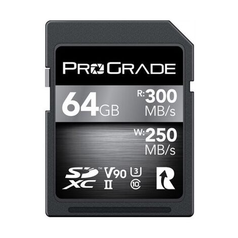 כרטיס זיכרון ProGrade SDXC UHS-II V90 Cobalt PGSD64GBCKNA 64GB SD UHS-I למכירה , 2 image