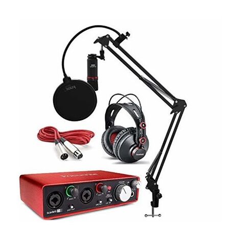 ערכת אולפן ביתי Focusrite Scarlett 2i2 למכירה , 3 image