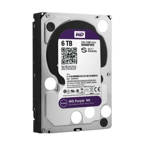 כונן קשיח  פנימי Western Digital Purple Purple WD60PURZ 6000GB למכירה , 2 image