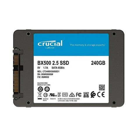 כונן משולב SSD   פנימי Crucial BX500 CT240BX500SSD1 240GB למכירה 