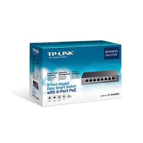 רכזת רשת / ממתג TP-Link TL-SG108PE למכירה , 3 image