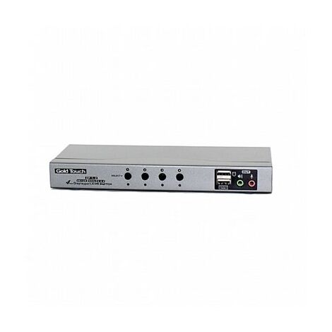 קופסת מיתוג Gold Touch KVM-DP-4 למכירה 