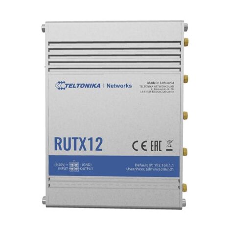 ראוטר כולל מודם סלולרי Teltonika RUTX12 למכירה 