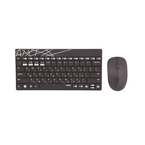 מקלדת ועכבר RAPOO 8000MB E.H למכירה , 2 image