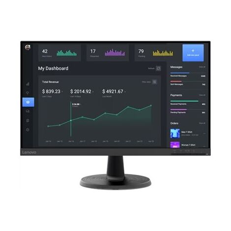 מסך מחשב Lenovo D24-40 67A2KAC6IS  23.8 אינטש Full HD לנובו למכירה , 2 image