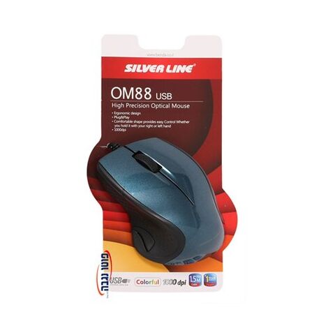 עכבר  חוטי Silver Line OM88 USB למכירה , 2 image