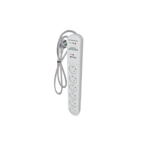 רב שקע עם מגן ברקים Omega OM-QDELAY-6 למכירה , 2 image