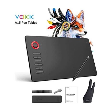 לוח גרפי Veikk A15 Pen Tablet למכירה , 2 image