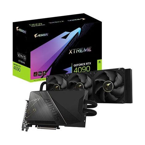 כרטיס מסך Gigabyte AORUS GeForce RTX 4090 XTREME WATERFORCE 24G GV-N4090AORUSX W-24GD למכירה , 2 image