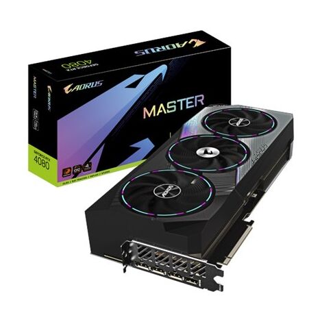 כרטיס מסך Gigabyte AORUS GeForce RTX 4080 16GB Master GV-N4080AORUS M-16GD למכירה 