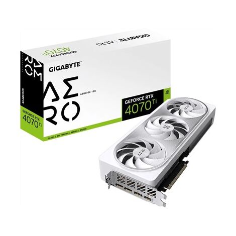 כרטיס מסך Gigabyte GeForce RTX 4070 Ti AERO OC 12G GV-N407TAERO OC-12GD למכירה , 2 image