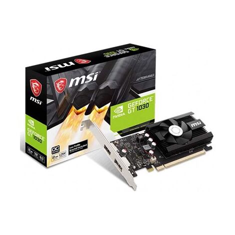 כרטיס מסך MSI GeForce GT 1030 2GD4 LP OC למכירה , 3 image