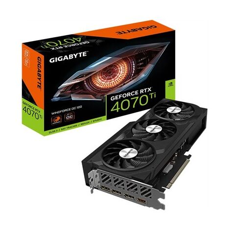 כרטיס מסך Gigabyte GeForce RTX 4070 Ti WINDFORCE OC 12G GV-N407TWF3OC-12GD למכירה , 2 image