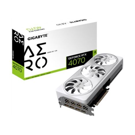 כרטיס מסך Gigabyte GeForce RTX 4070 AERO OC 12G GV-N4070AERO OC-12GD למכירה 
