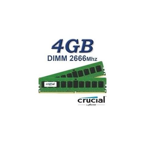 זיכרון  למחשב נייח 4GB 2666Mhz Crucial CT4G4DFS8266 למכירה , 3 image