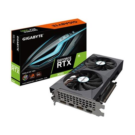 כרטיס מסך Gigabyte GeForce RTX 3060 EAGLE GV-N3060EAGLE-12GD למכירה , 2 image