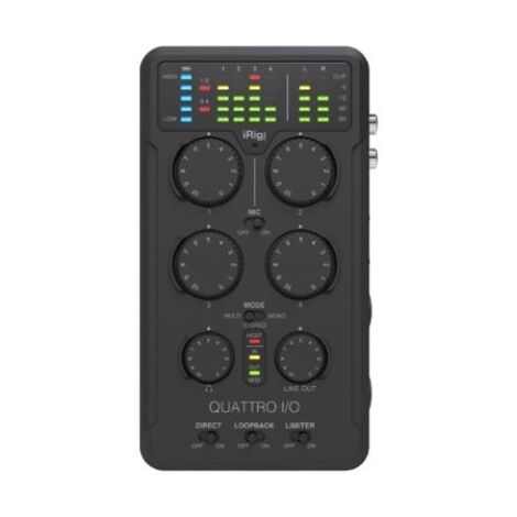 כרטיס קול IK Multimedia iRig Pro Quattro I/O למכירה , 3 image