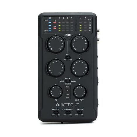 כרטיס קול IK Multimedia iRig Pro Quattro I/O למכירה , 2 image