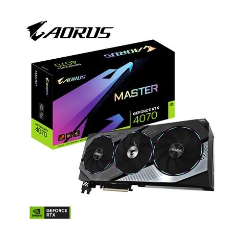 כרטיס מסך Gigabyte AORUS GeForce RTX 4070 MASTER 12G GV-N4070AORUS M-12GD למכירה , 2 image