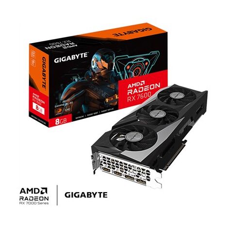 כרטיס מסך Gigabyte Radeon RX 7600 GV-R76GAMING OC-8GD למכירה , 3 image