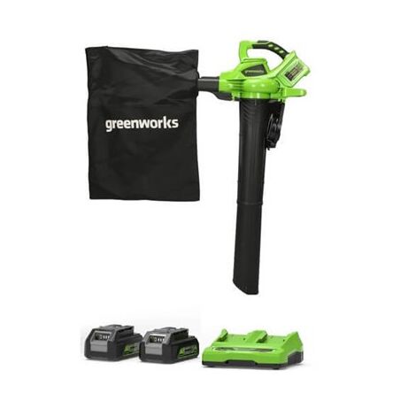 מפוח שואב עלים 99718 Greenworks למכירה , 2 image