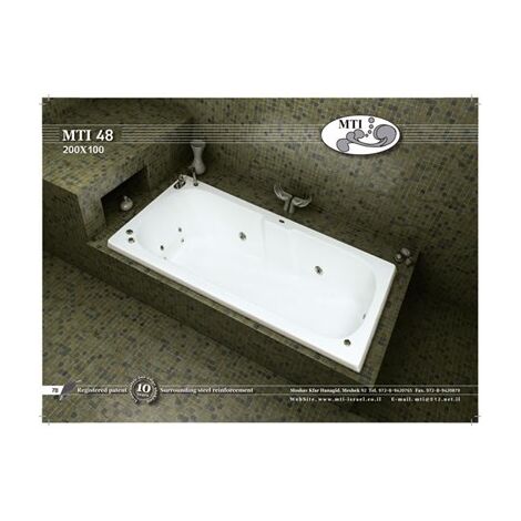אמבטיה  מלבנית MTI MTI-48 למכירה , 2 image