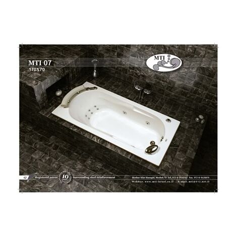 אמבטיה  מלבנית MTI MTI-7 למכירה , 2 image