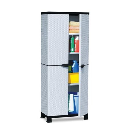 ארון שירות RAM 501184BG Madera ארון שירות גבוה  עם מחיצה 4 מדפים למכירה 