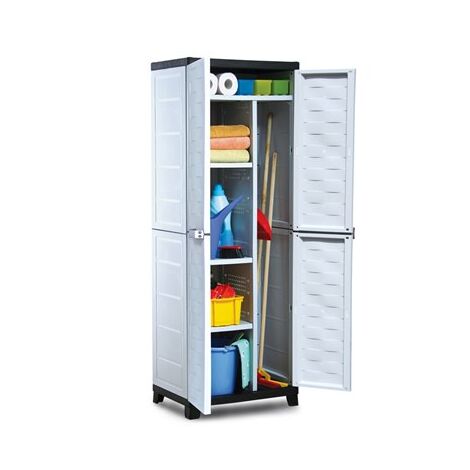 ארון שירות RAM 531044BG Premium ארון שירות גבוה עם מחיצה 4 מדפים למכירה , 3 image