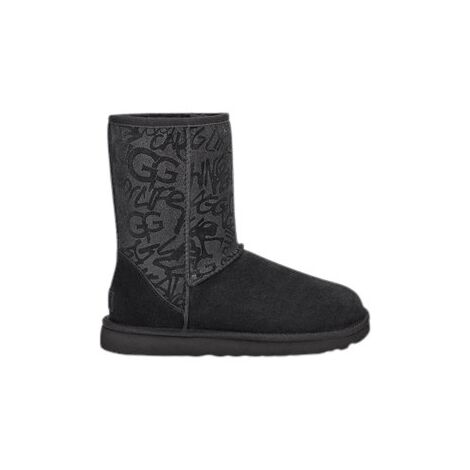 מגפיים Ugg Classic Short Sparkle Graffiti Boot 1107035-BLK למכירה 