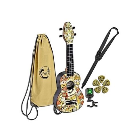 יוקללה סופרן Keiki Ukulele Pack K2-VP ORTEGA למכירה , 2 image