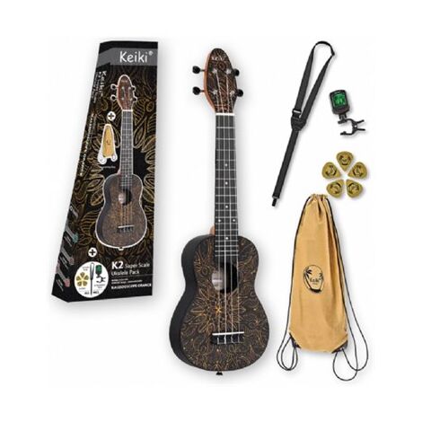 יוקללה סופרן Keiki Ukulele Pack K2SS-OKC ORTEGA למכירה 