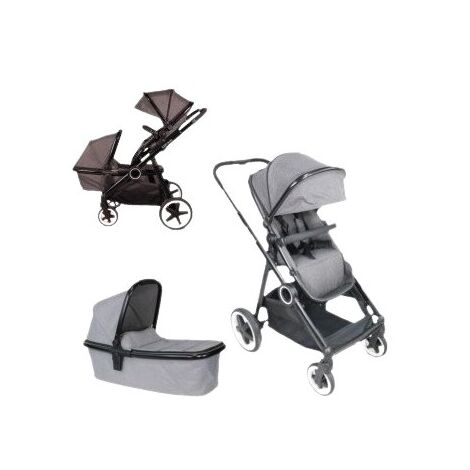 עגלת תאומים iCON FAMILY משולבת BabyMichel למכירה , 3 image