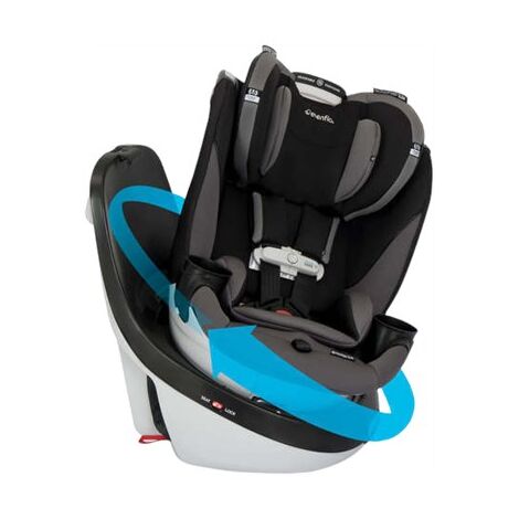 מושב בטיחות Evenflo כיסא בטיחות צר במיוחד מסתובב Revolve 360 Slim למכירה 