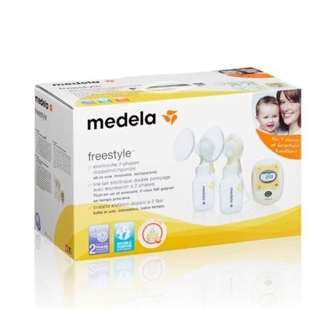 Medela משאבת חלב חשמלית כפולה Freestyle למכירה 