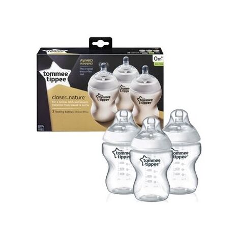 Tommee Tippee Closer To Nature Feeding Bottles 4 X 260ml למכירה 