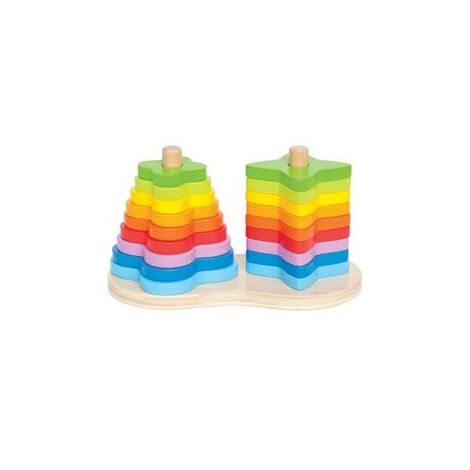 E0406 DOUBLE RAINBOW STACKER Hape למכירה , 2 image