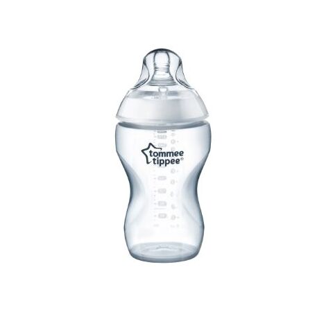 Tommee Tippee Closer To Nature 340ml 3 Month Clear למכירה 