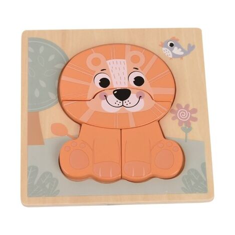 16107 מיני פאזל אריה 4 חלקים  Pit Toys למכירה , 3 image