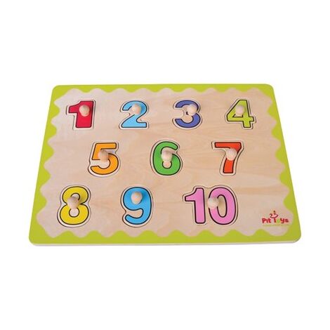 16075 פאזל כפתור אחד עד עשר Pit Toys למכירה , 3 image