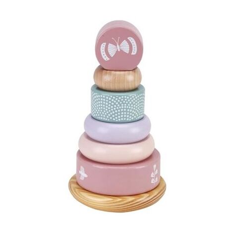 12207 מגדל טבעות עץ פסטל ורוד Pit Toys למכירה , 2 image