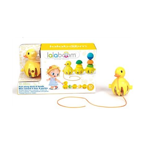 ברווז משוך וסע וחרוזי התפתחות - 10 חלקים Lalaboom למכירה , 2 image