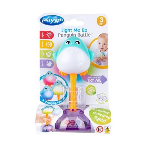 0187711 Light Me Up Penguin Rattle PlayGro למכירה , 3 image