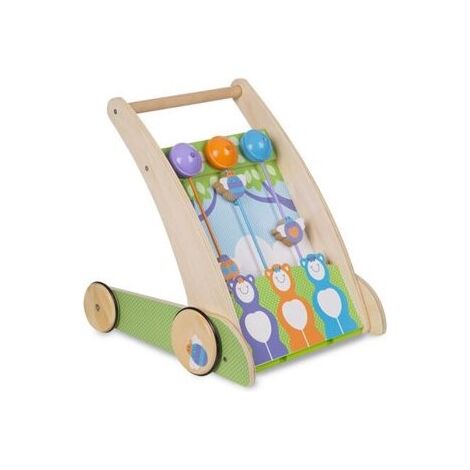 3314 Wooden Ring and Ding Forest Friends Push Toy Melissa & Doug למכירה , 2 image