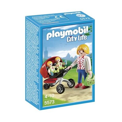 פליימוביל 5573 אמא עם עגלת תאומים למכירה 