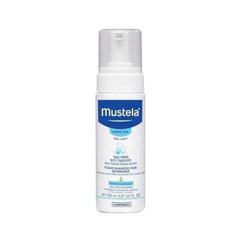 שמפו קצף לתינוקות וילדים 150 מ"ל Mustela למכירה 