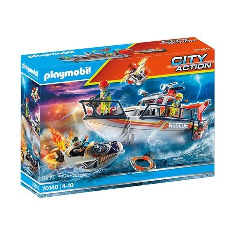 פליימוביל 70140 Fire Rescue with Personal Watercraft למכירה , 2 image