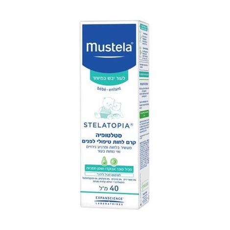 Stelatopia Baby Emollient Face Cream for Extremely Dry Skin 40ml Mustela למכירה 
