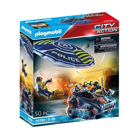 פליימוביל 70781 Police Parachute with Amphibious Vehicle למכירה , 2 image