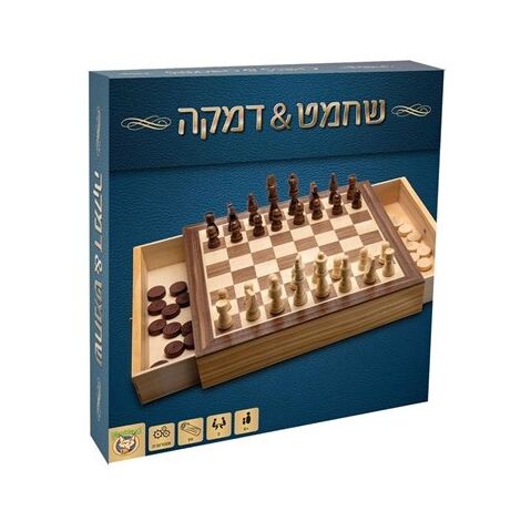 משחק שחמט ודמקה Foxmind למכירה , 2 image
